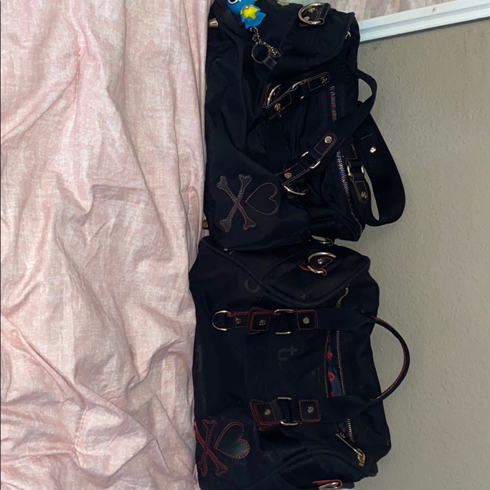 2 black Tokidoki purses